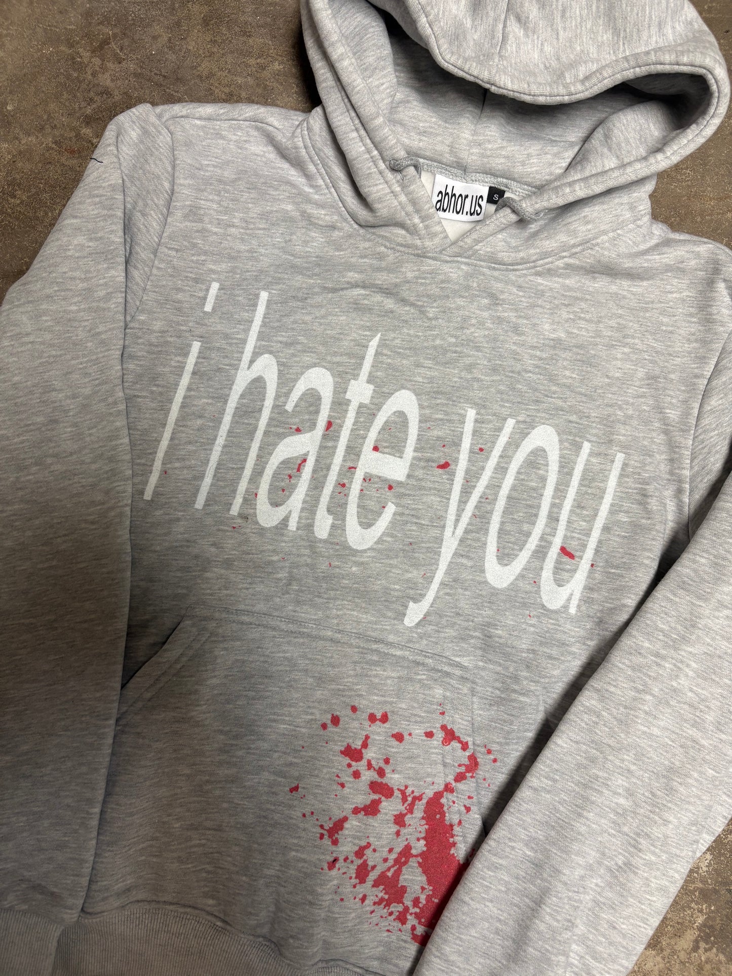 "I hate you" hoodie