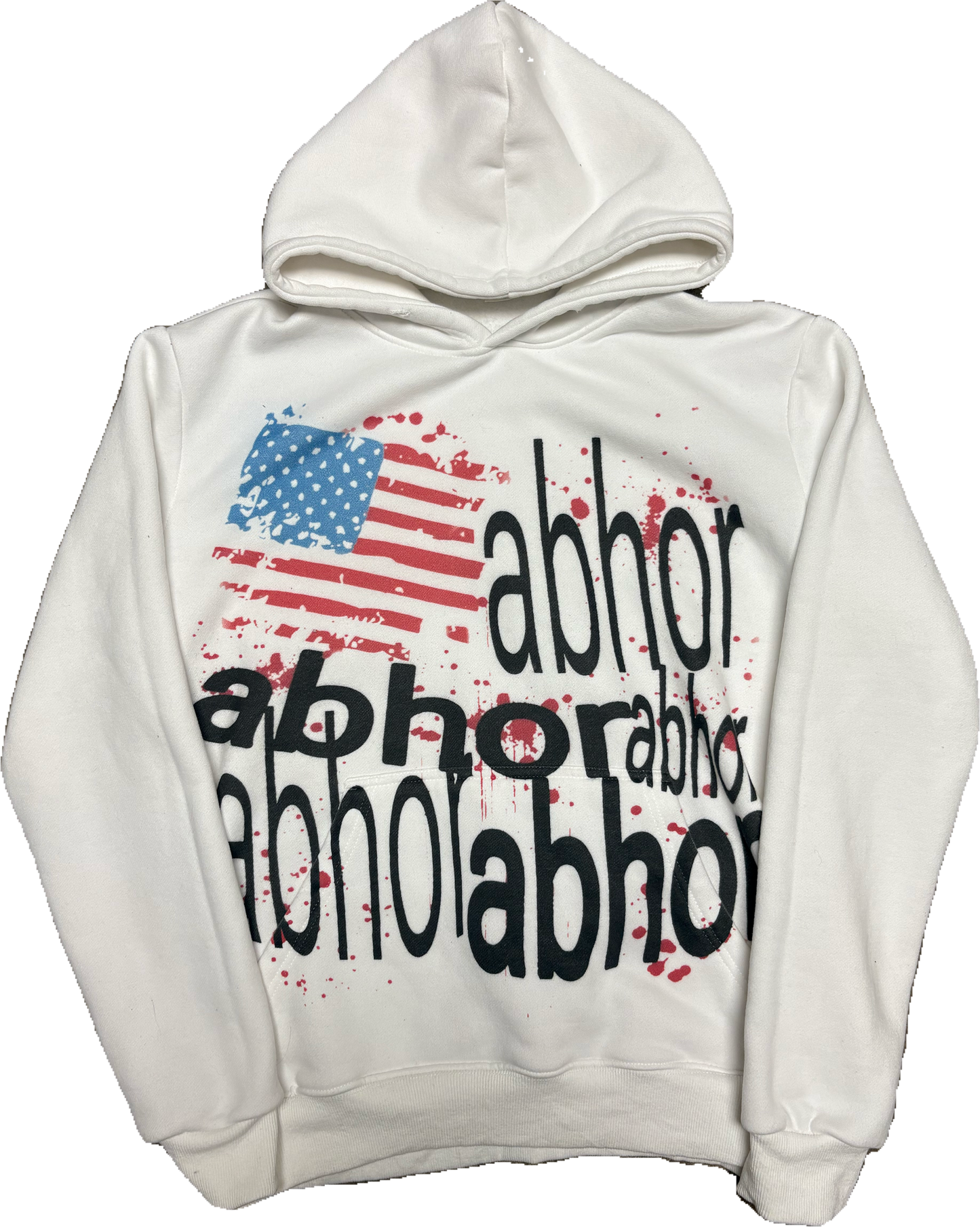 U.S flag abhor hoodie