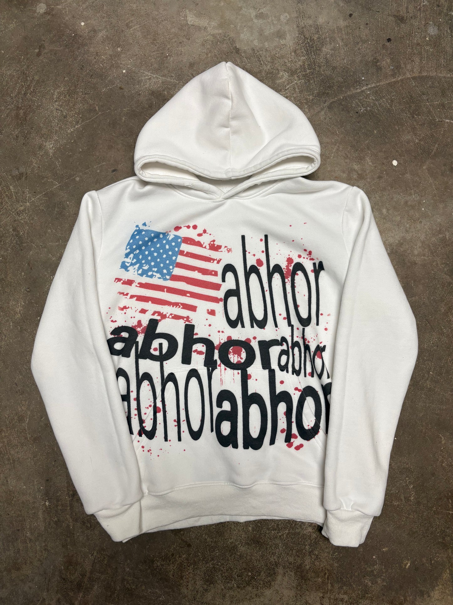 U.S flag abhor hoodie